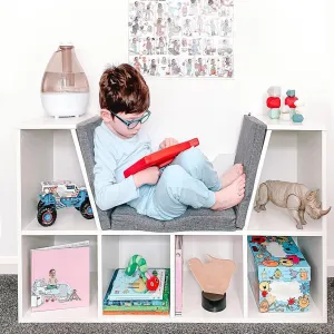 Six-Compartment Bookcase