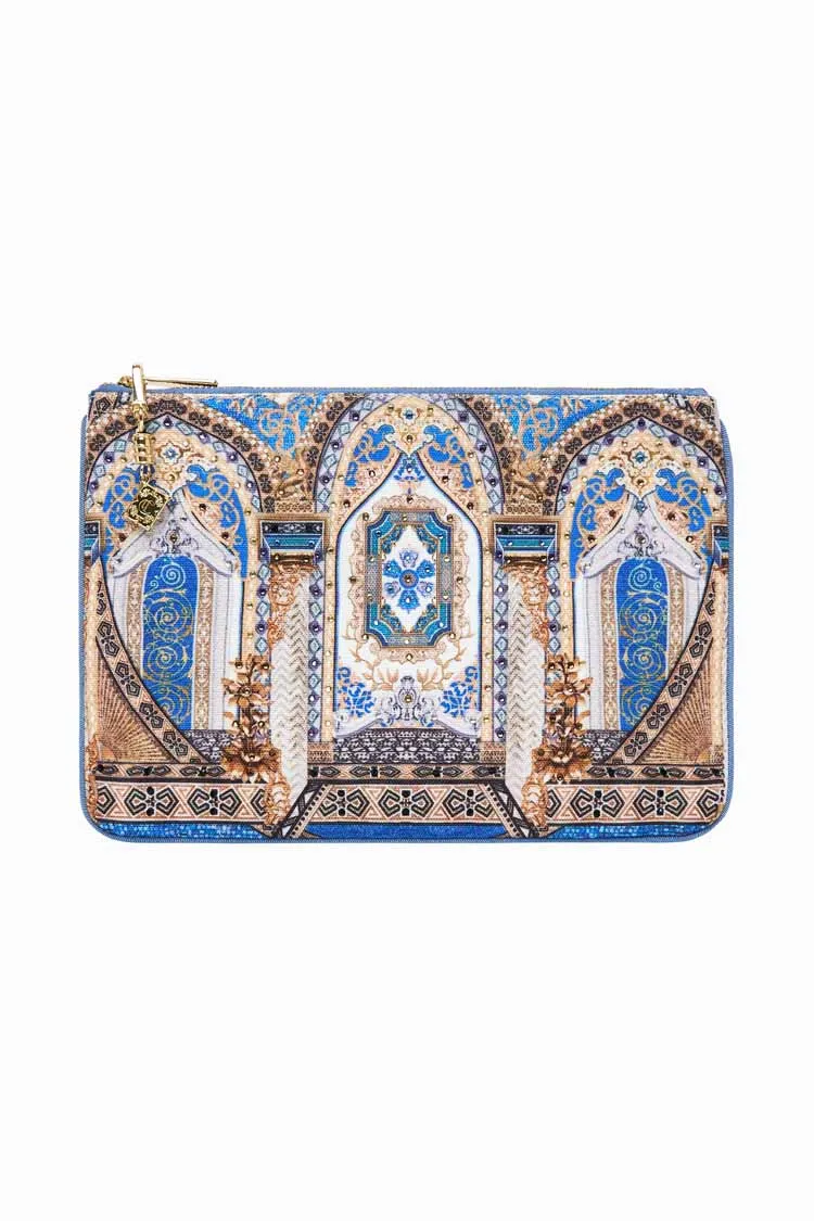 Small Canvas Clutch in Make Me Your Mosaic