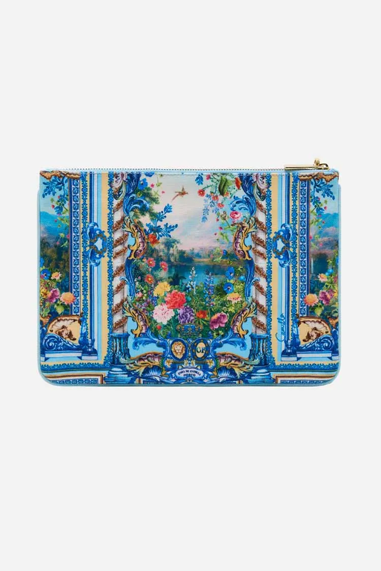 Small Canvas Clutch in Wall To Wall Wonders