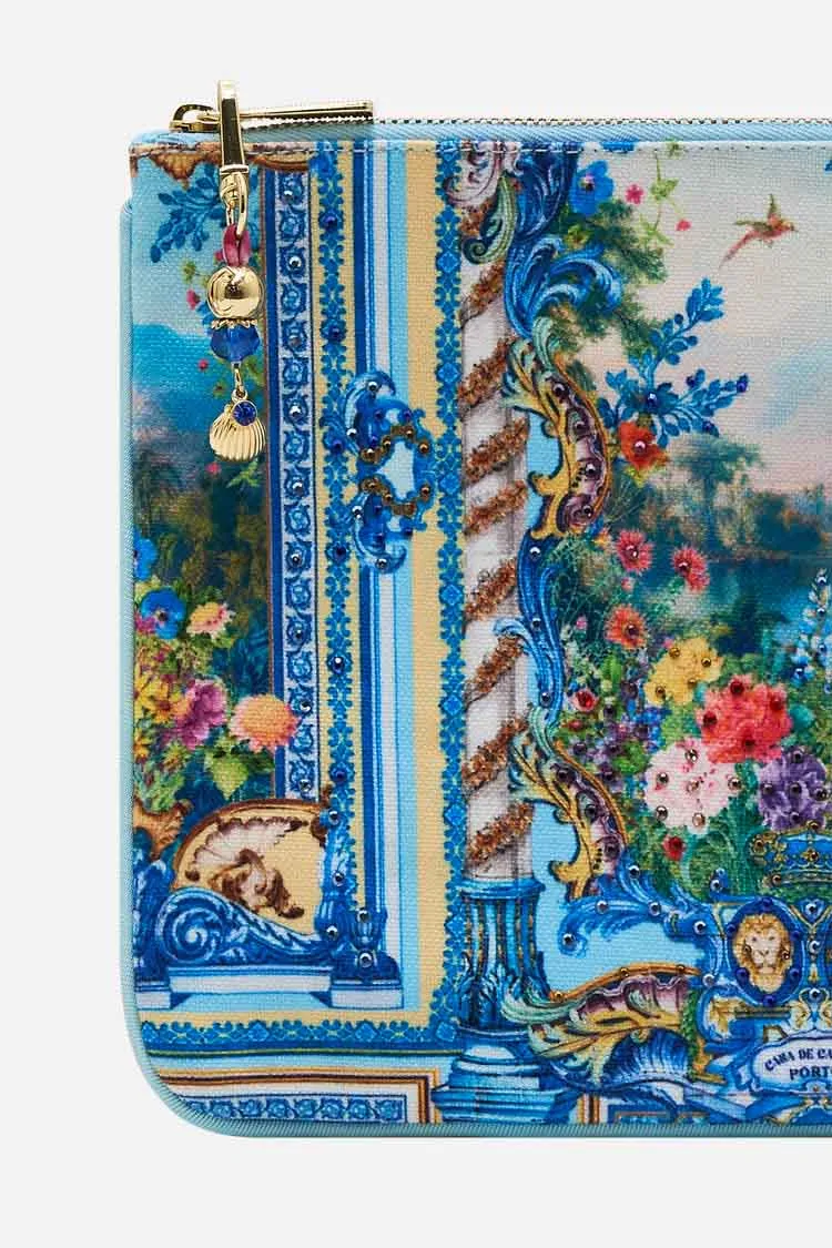 Small Canvas Clutch in Wall To Wall Wonders