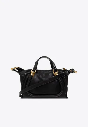 Small Paraty Leather Top Handle Bag