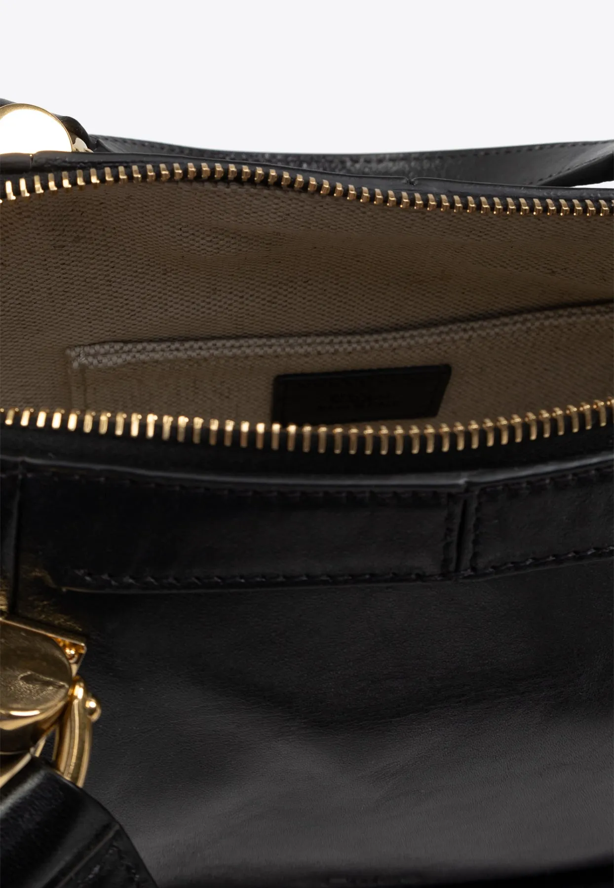 Small Paraty Leather Top Handle Bag