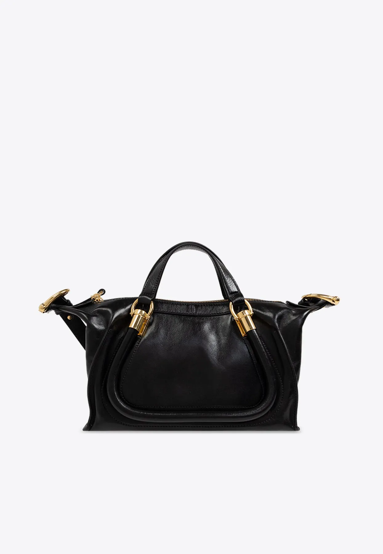 Small Paraty Leather Top Handle Bag