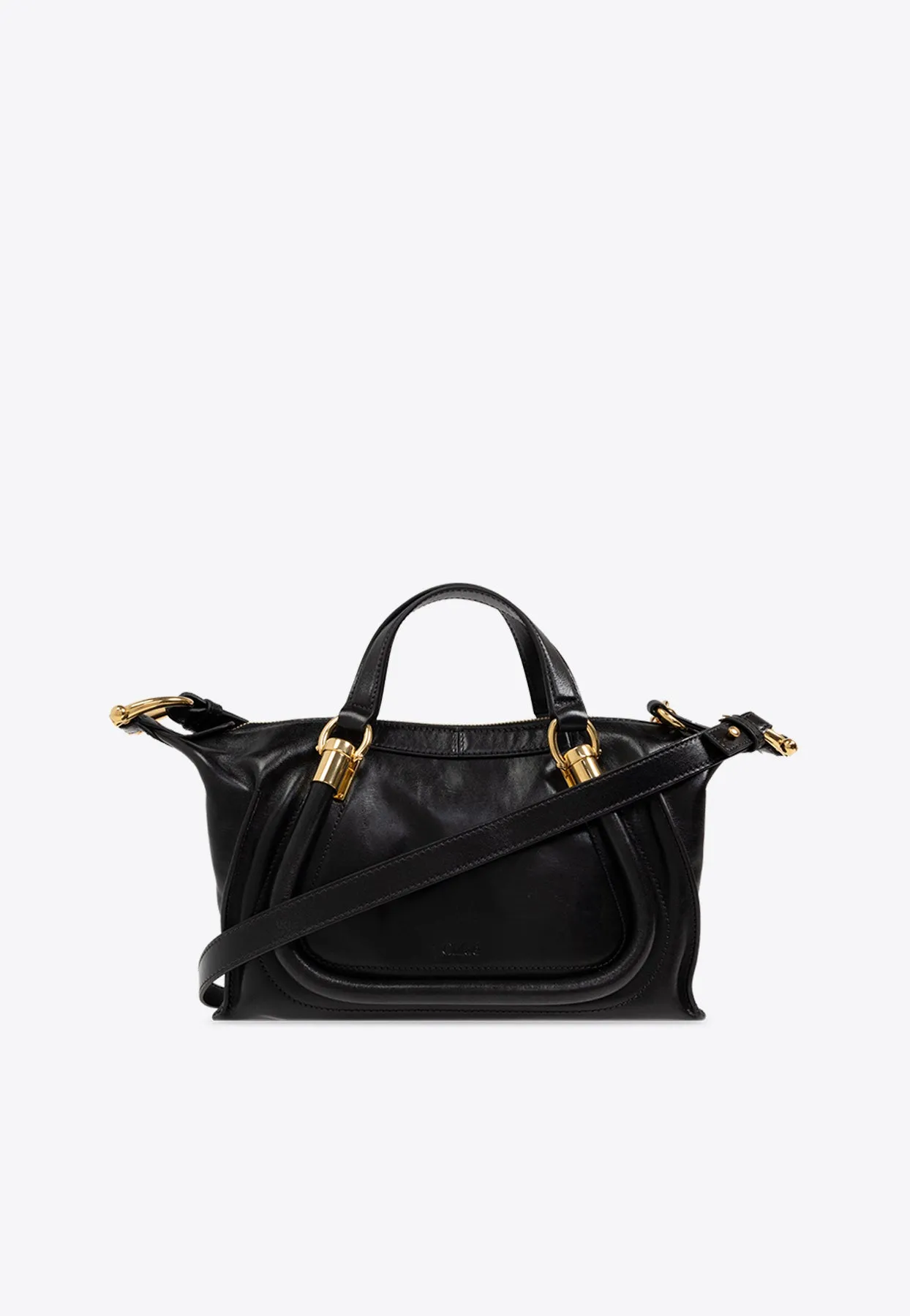 Small Paraty Leather Top Handle Bag