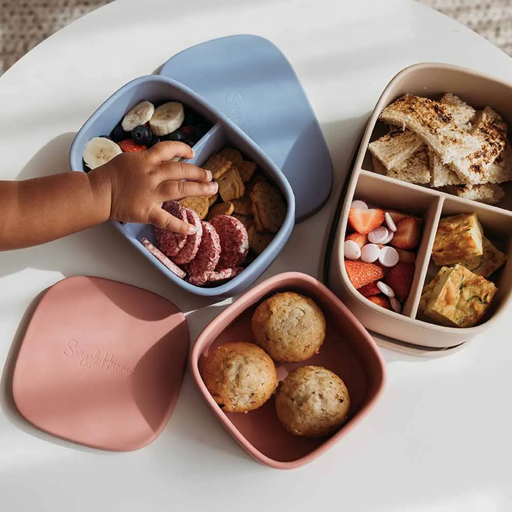 Snuggle Hunny - Silicone Snack Boxes - 4 colours