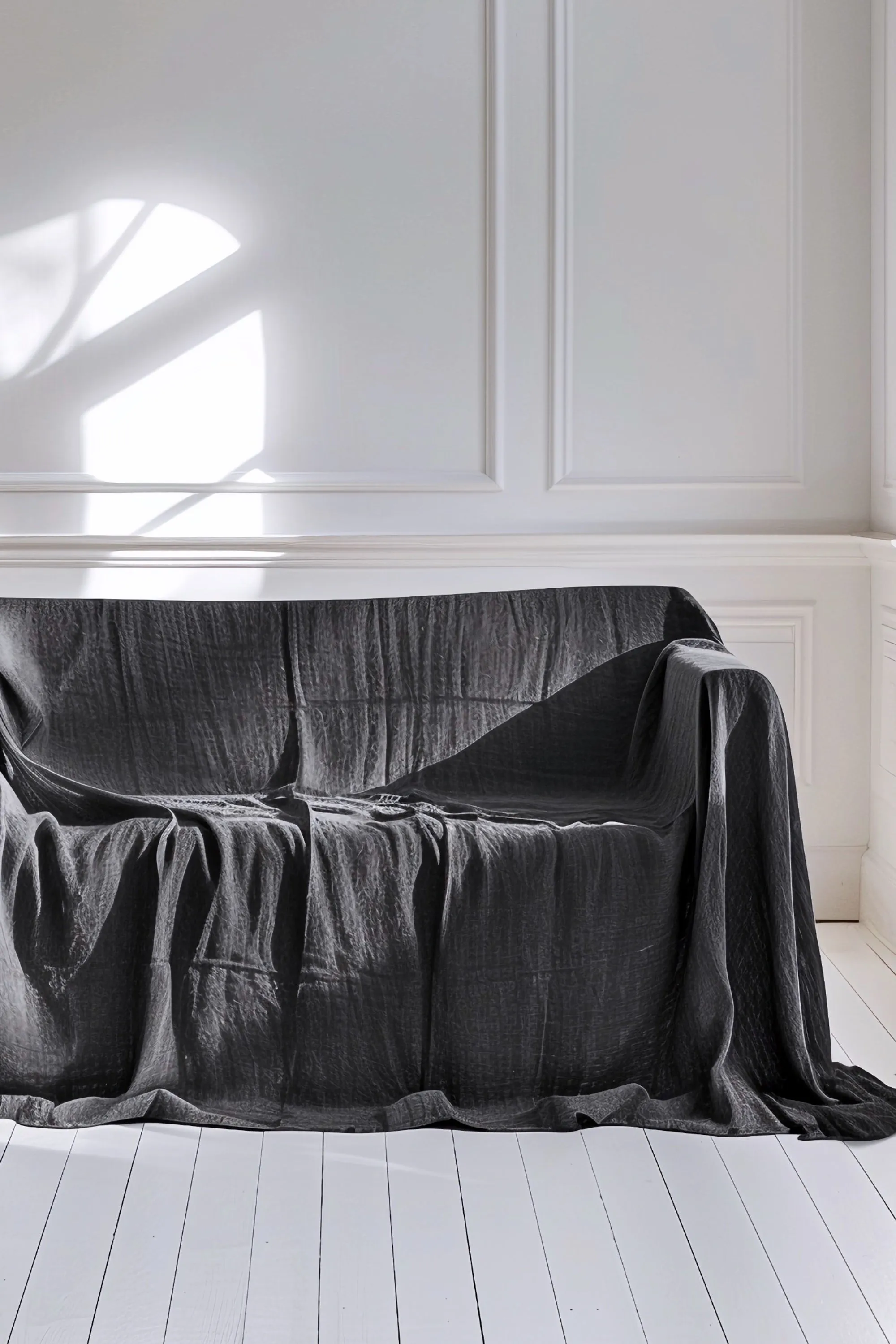 Sofa cover - dark gray