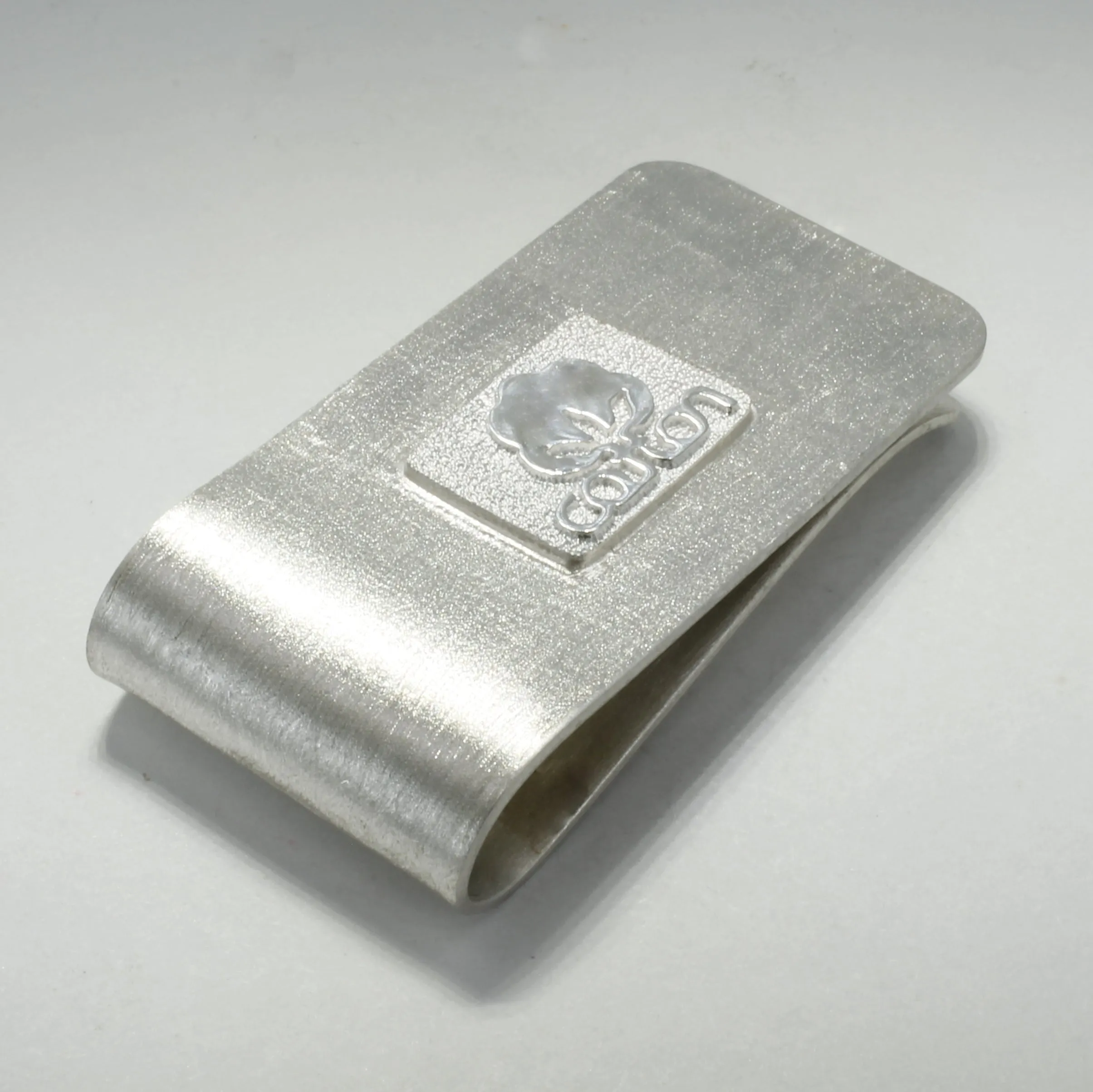 Solid 925 Sterling Silver Cotton Inc Money Clip