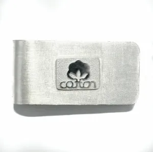 Solid 925 Sterling Silver Cotton Inc Money Clip