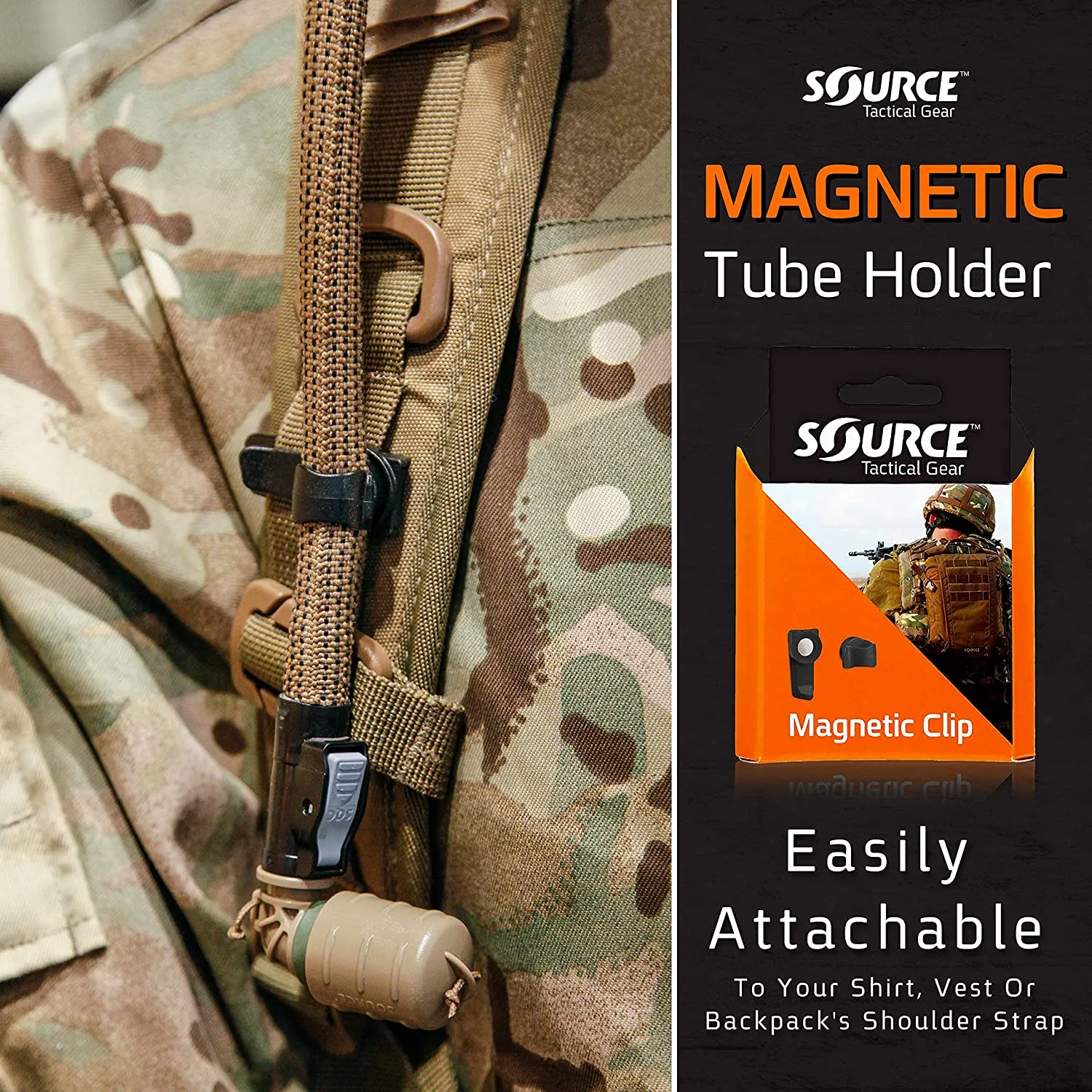 Source Tactical Drinking Tube Magnetic Clip
