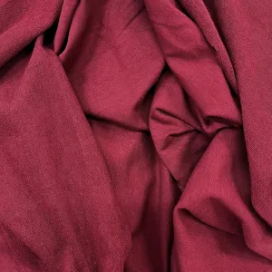 Soy/OC Stretch French Terry-Wine