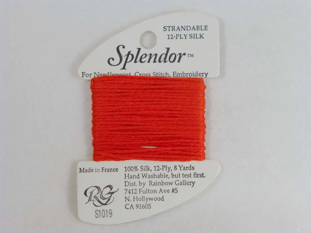 Splendor S1019 Orange Red