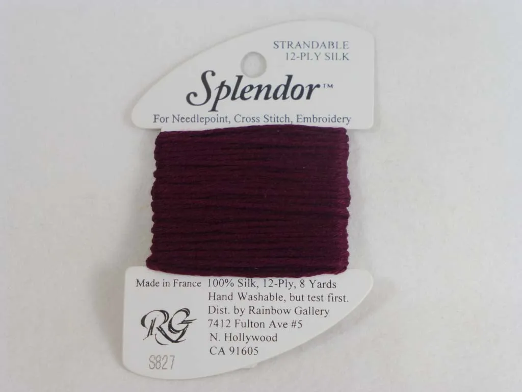 Splendor S827 Dark Burgundy