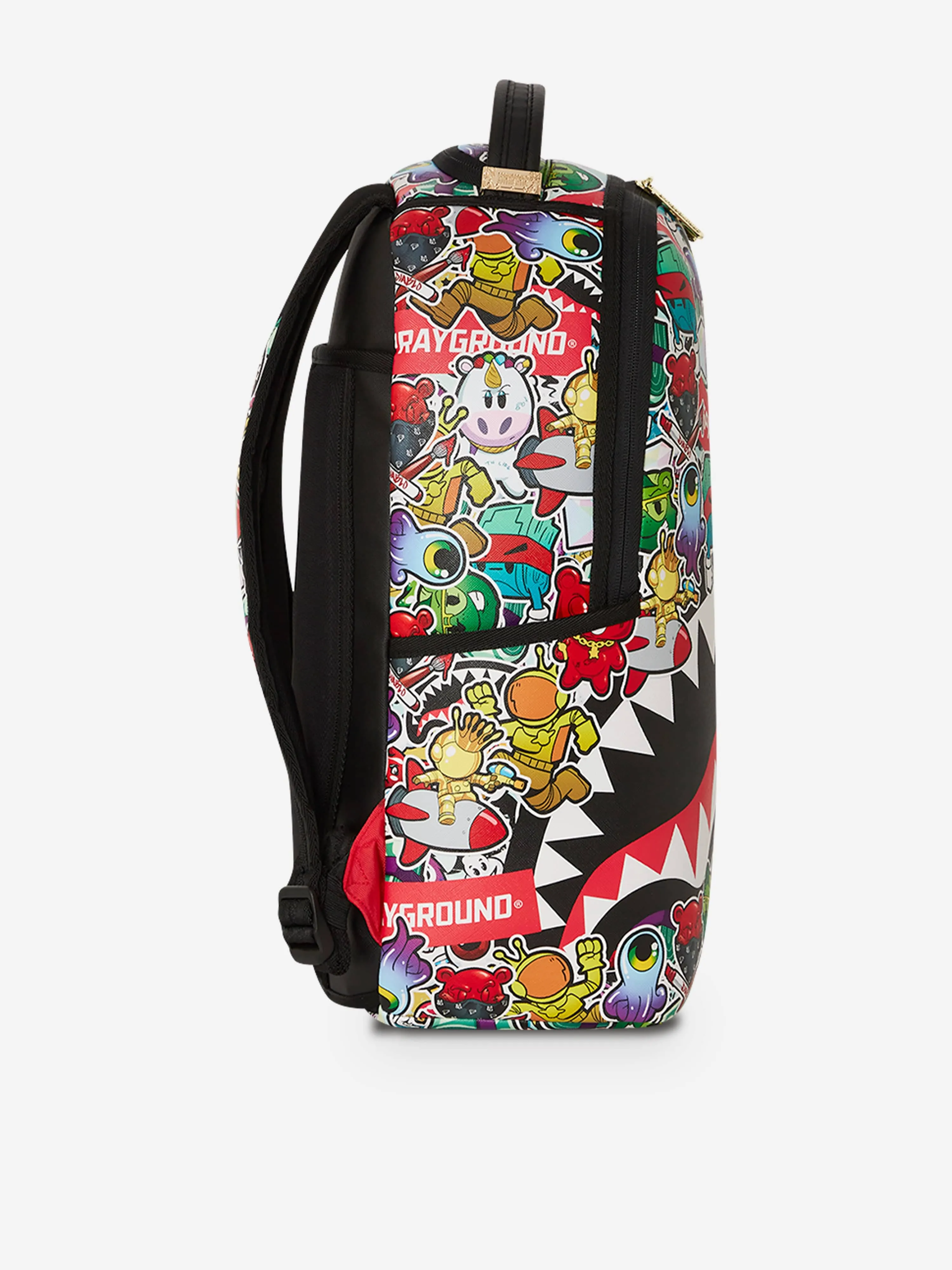 Sprayground Kids Sticker Bomb Backpack in Multicolour (46cm)