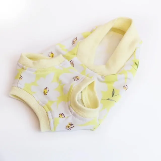 Spring Anemone Sleeveless Dog Top in Yellow