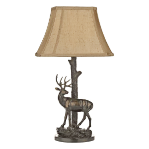Stag Table Lamp With Shade