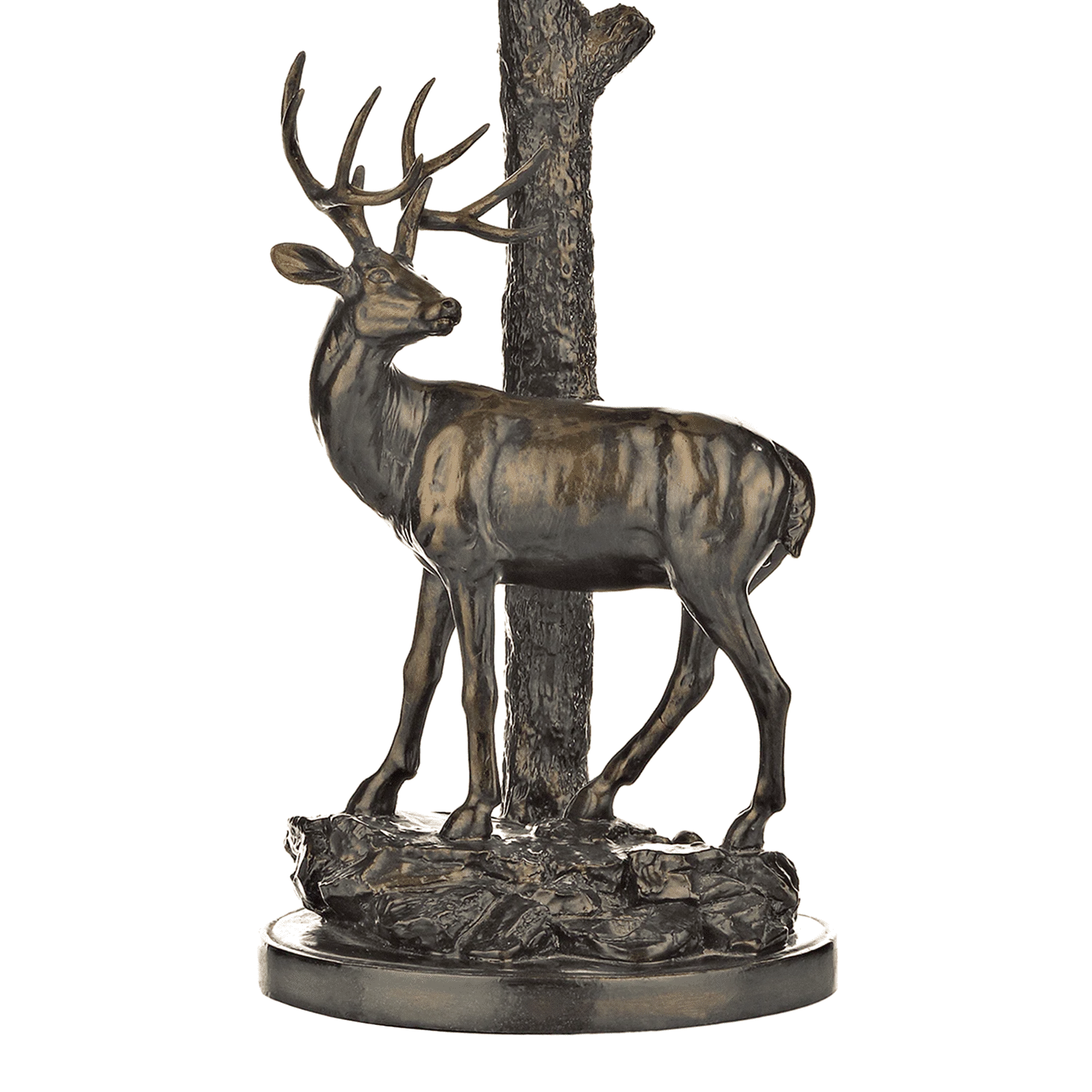 Stag Table Lamp With Shade
