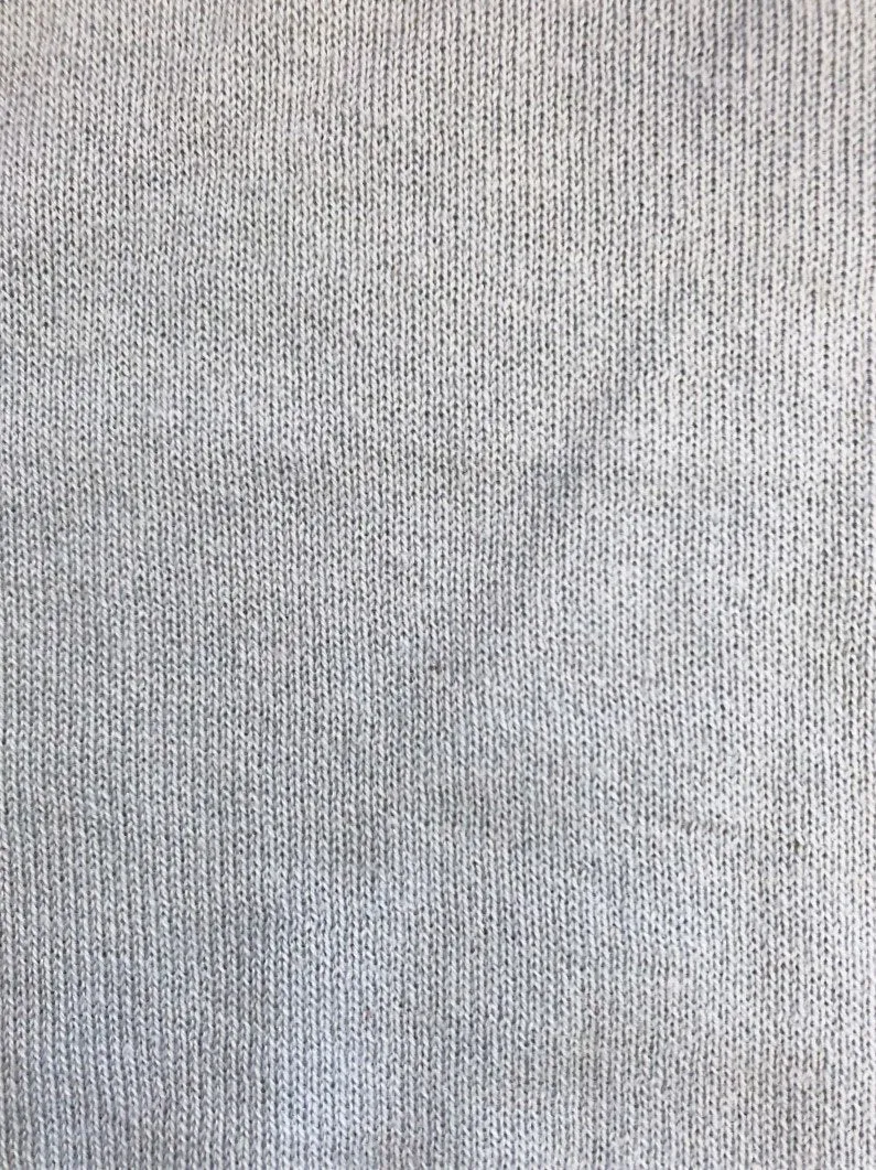 Stella McCartney Tank Light Blue Cotton-Cashmere Knit Size 38 Knot-Trim Top