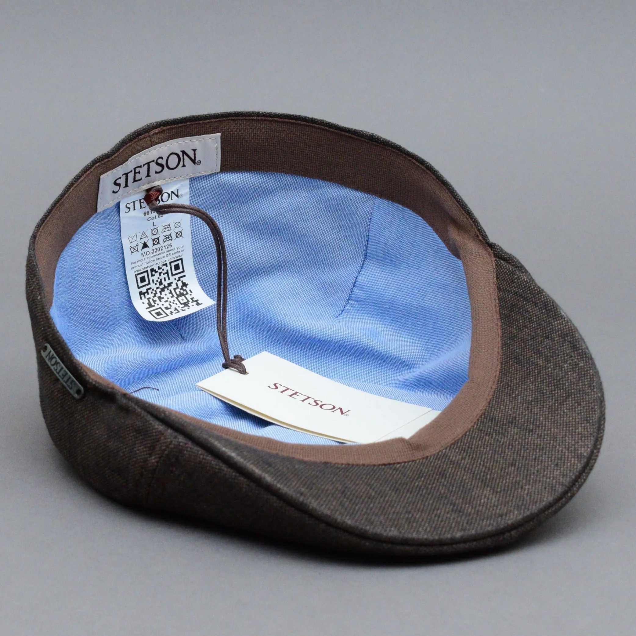 Stetson - Texas Just Linen - Sixpence/Flat Cap - Brown/Mottled