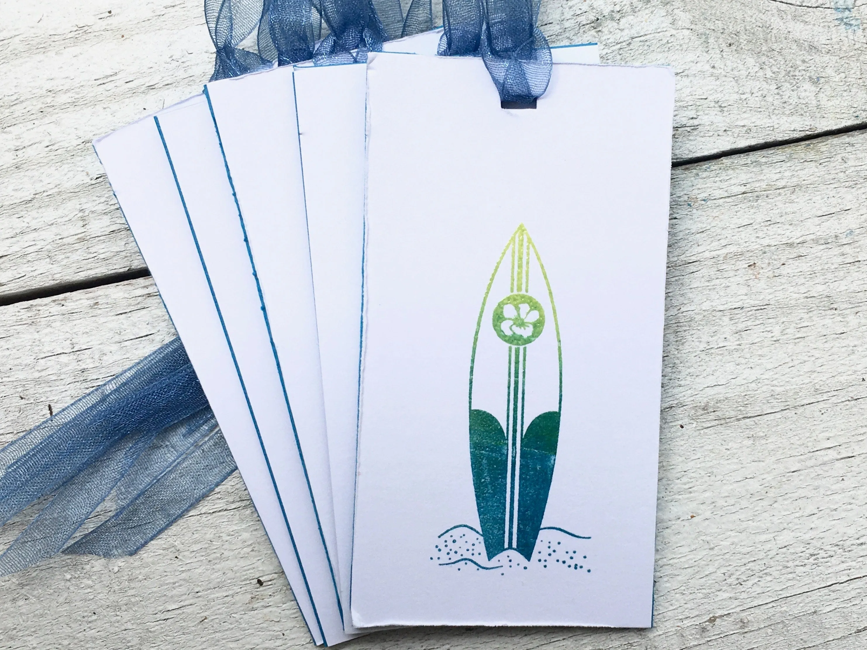 Surfing Note Cards, Hang Ten Note Cards, Surf Board Note Cards, Salt Life Note Cards, Personalized Stationery, Thank You Cards, Set Of 8