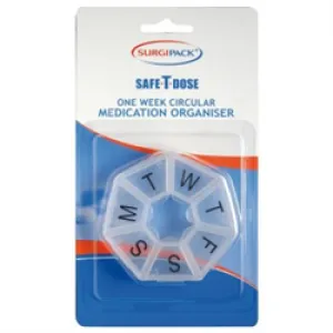 Surgipack Medication Organiser Circular 1 Week