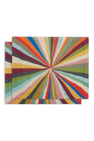 Tablemat Set Of  2 | Rainbow Rays