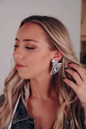 Take Flight Wing Earring - Silver