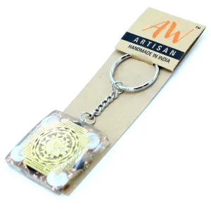 Talisman Keychain Orgonite Power - Home Protect Tourmaline