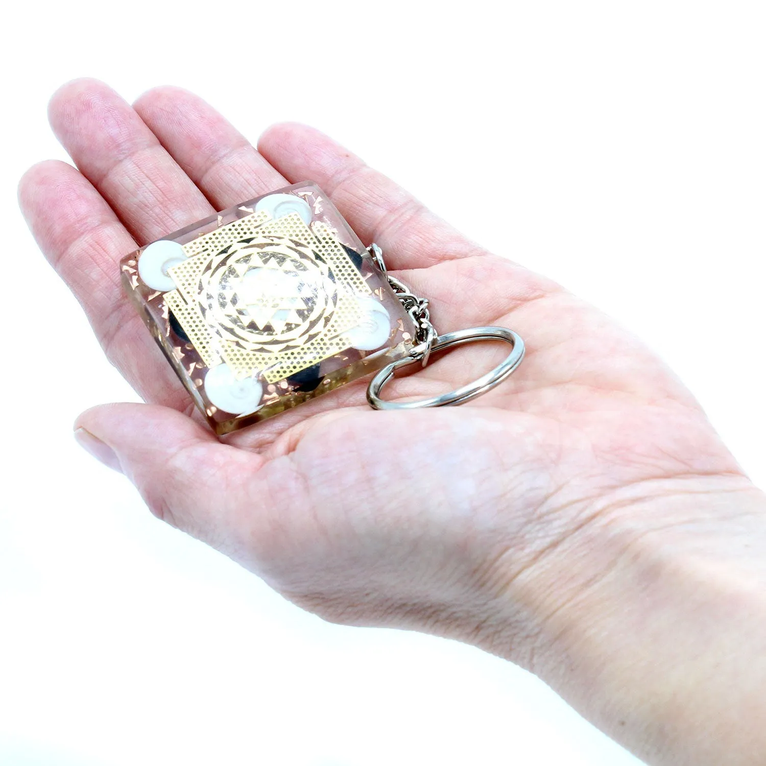 Talisman Keychain Orgonite Power - Home Protect Tourmaline