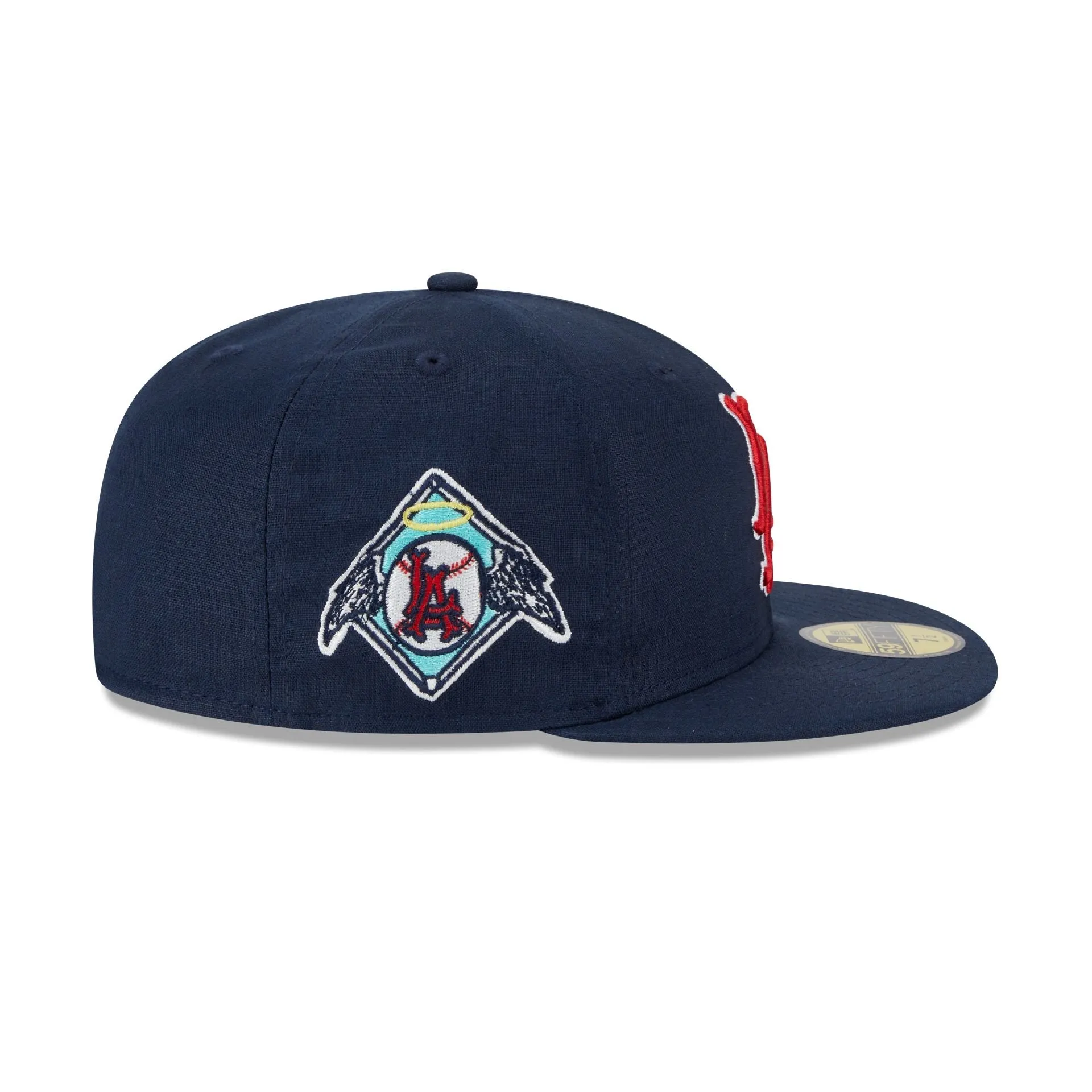 Team Linen Los Angeles Angels 59FIFTY Fitted Hat