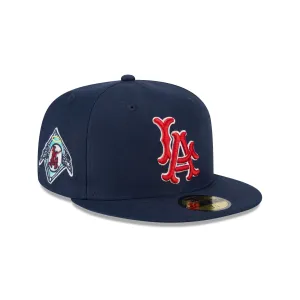 Team Linen Los Angeles Angels 59FIFTY Fitted Hat