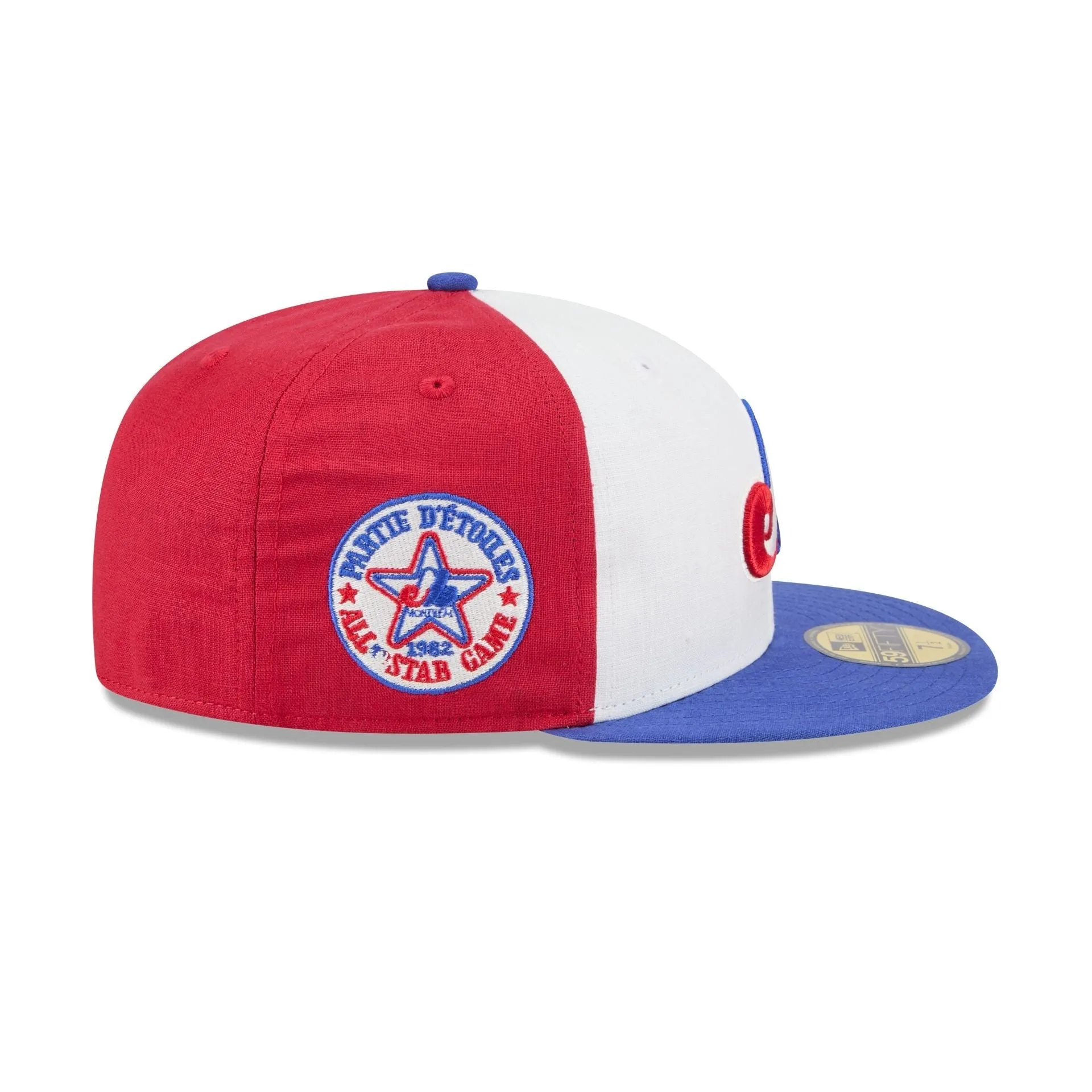 Team Linen Montreal Expos 59FIFTY Fitted Hat