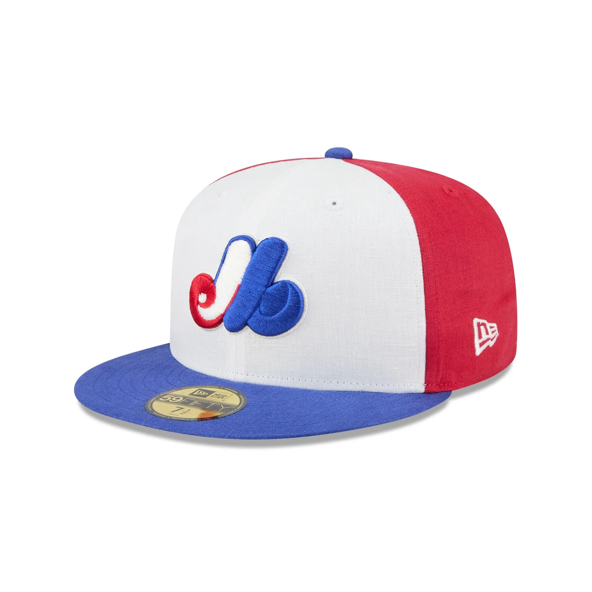 Team Linen Montreal Expos 59FIFTY Fitted Hat