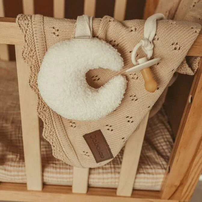 Teddy Pacifier Clip and Comforter