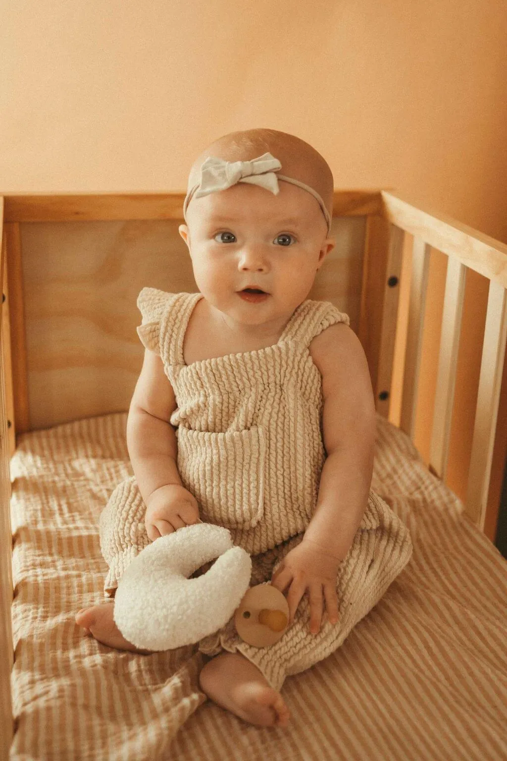 Teddy Pacifier Clip and Comforter
