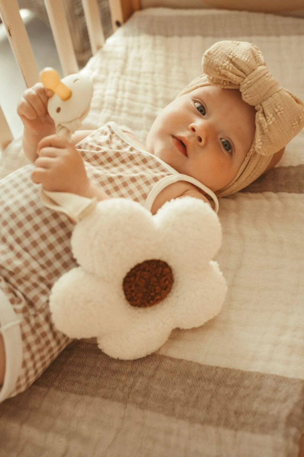 Teddy Pacifier Clip and Comforter