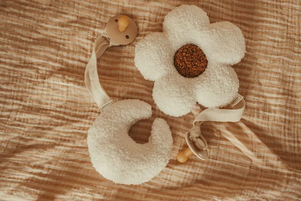 Teddy Pacifier Clip and Comforter