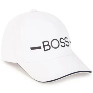 The BOSS Logo Cap - White