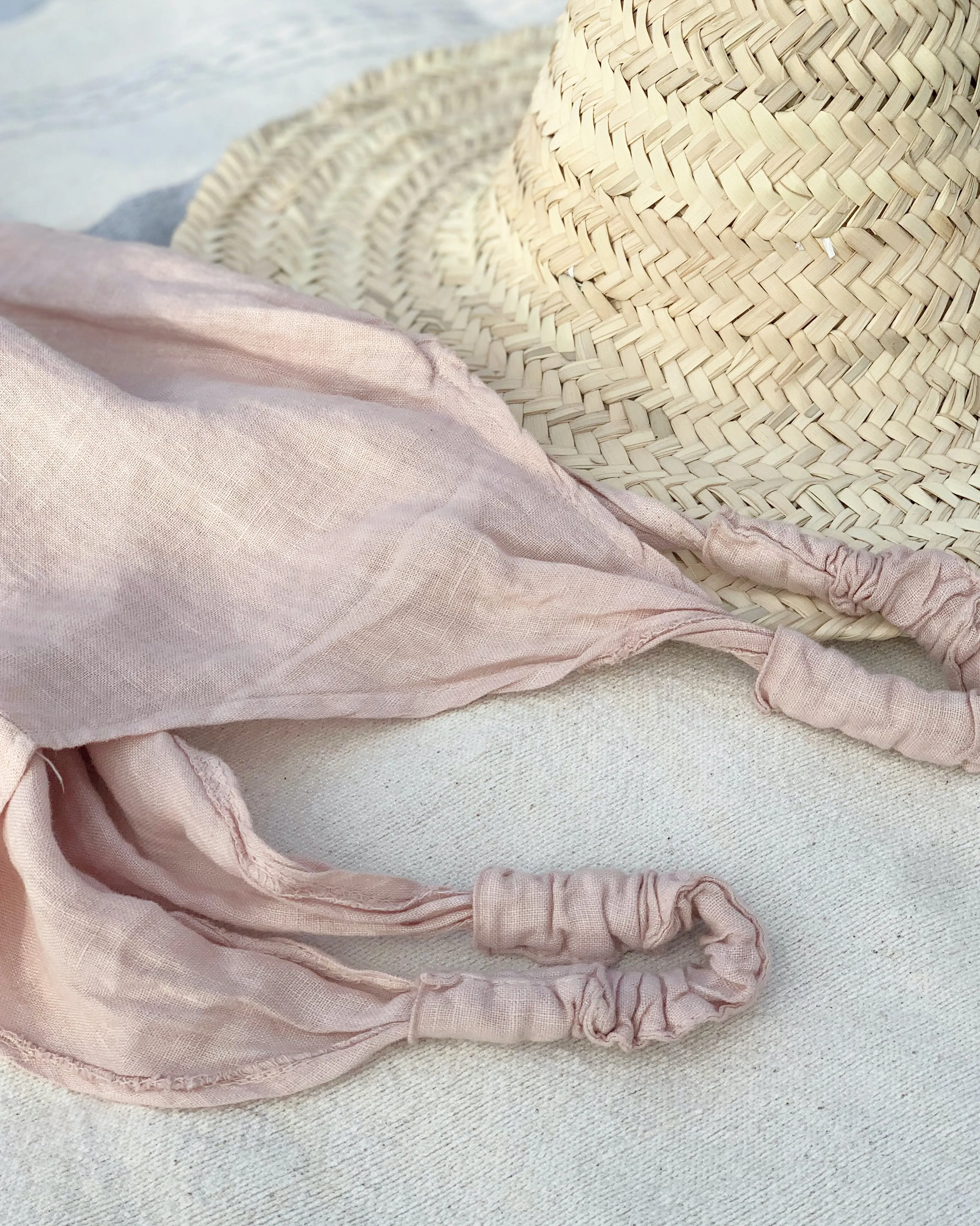The Linen Jumpsuit // Blush