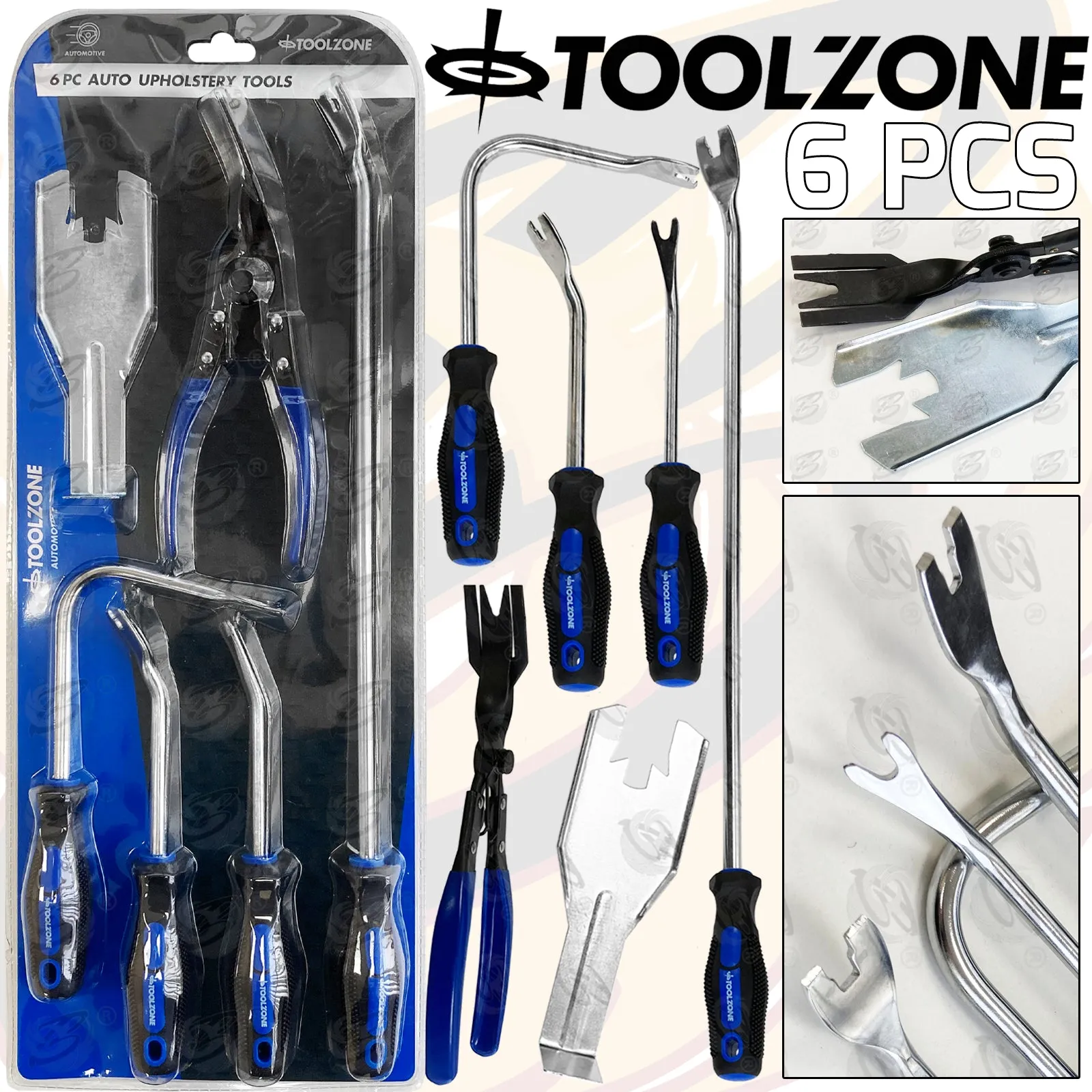 TOOLZONE 6PCS DOOR PANEL & TRIM REMOVER