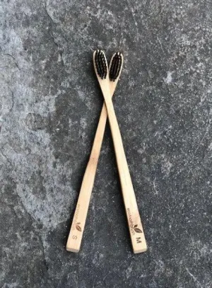 Toothbrush - bamboo charcoal fibre bristles