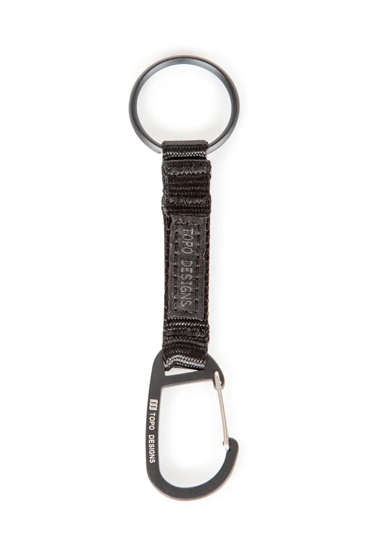 Topo Designs Key Clip Black