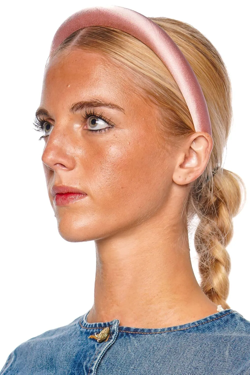 Tori Peony Silk Satin Headband