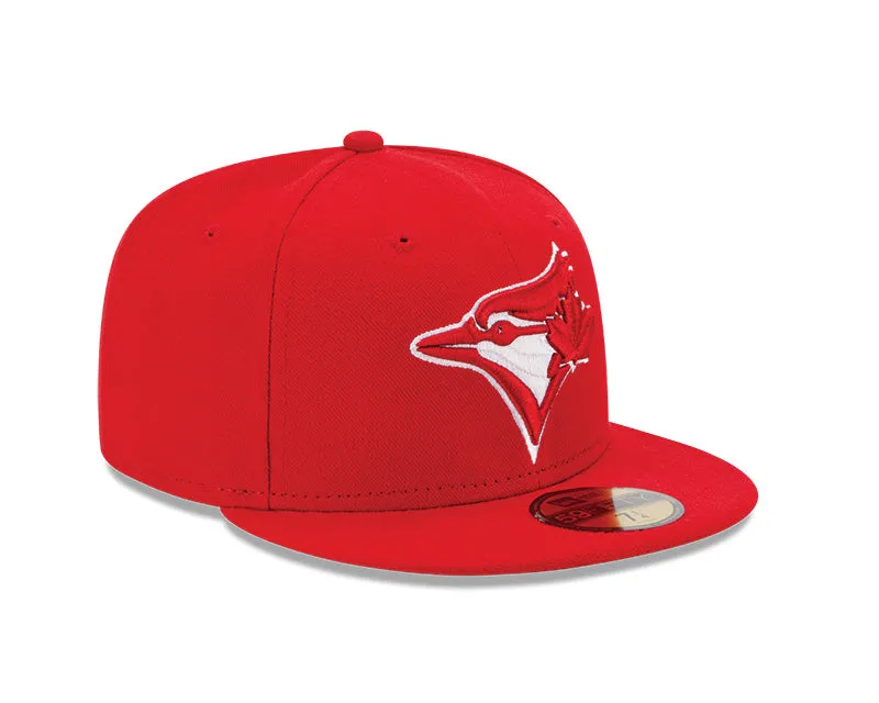 Toronto Blue Jays Scarlet 59FIFTY Fitted Cap
