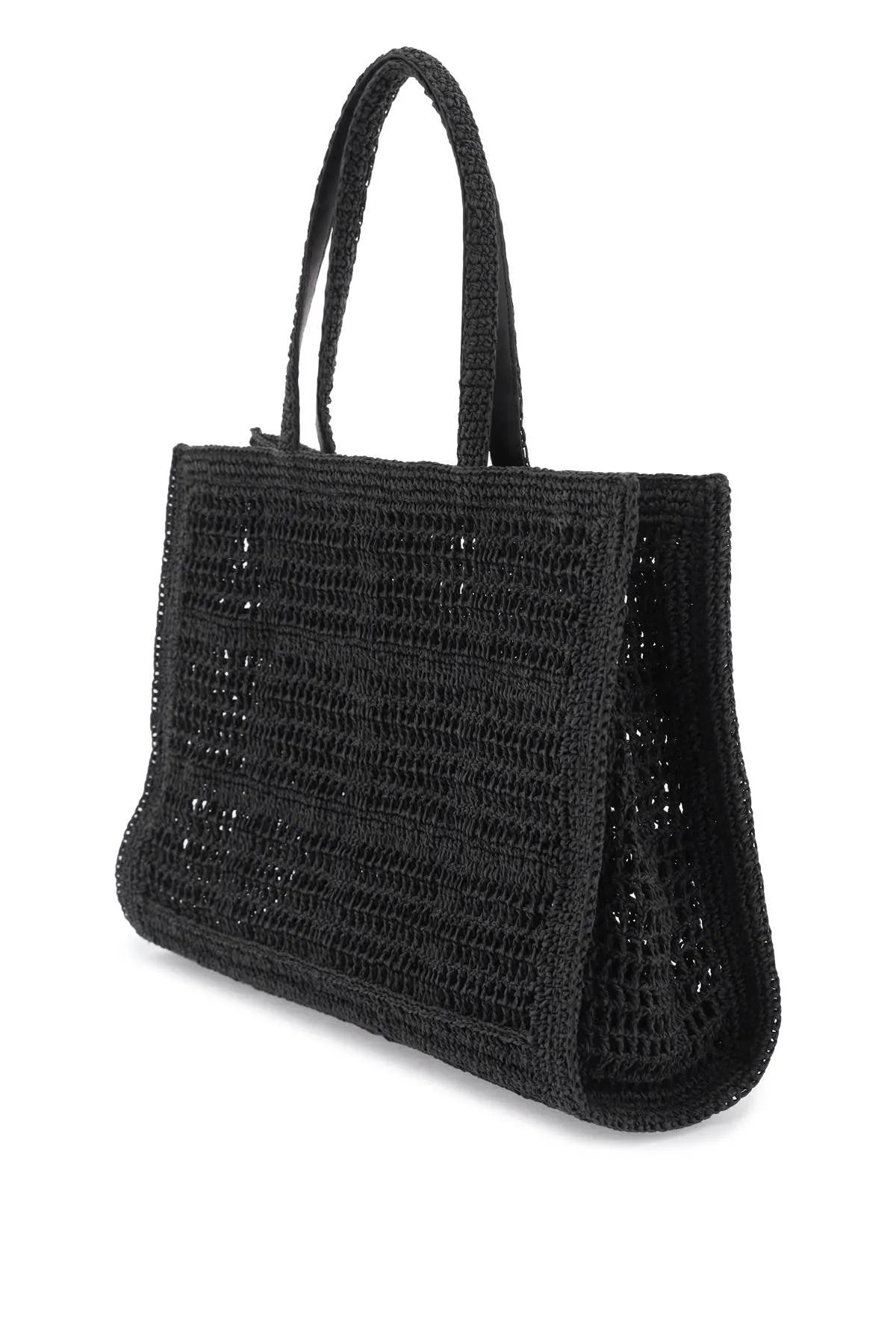 TORY BURCH Ella Woven Raffia Tote Handbag - 43.5cm x 33cm x 13cm