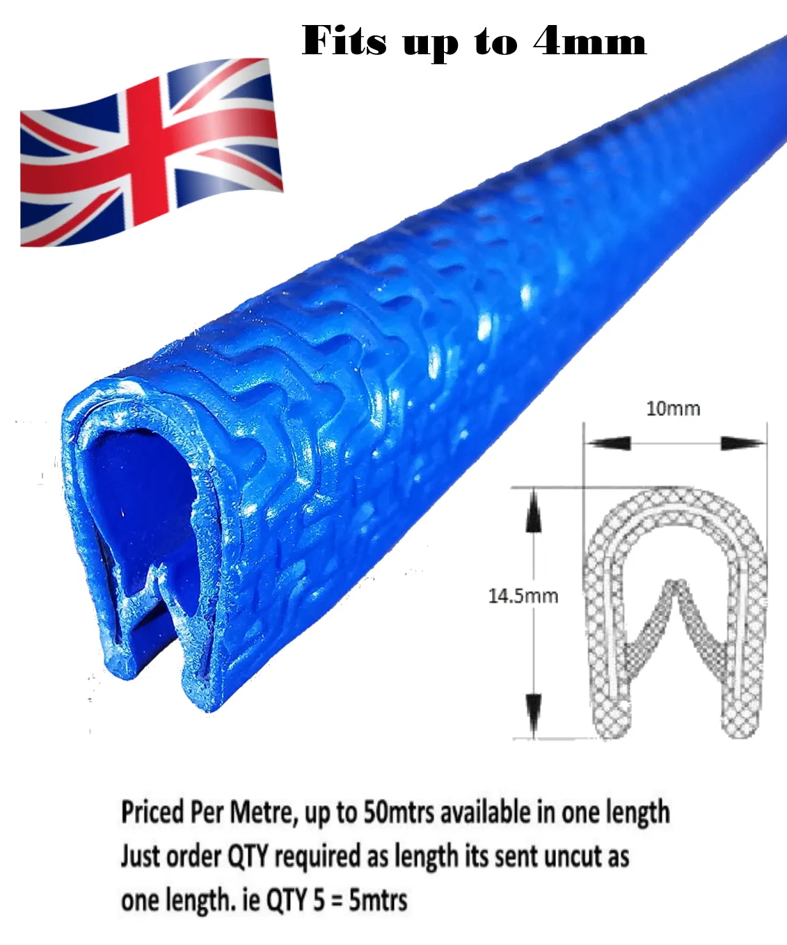 TSEC 800 PVC Edge Trims - Various Colours