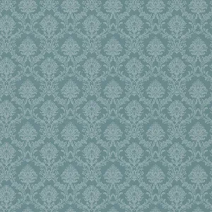 Turquoise Mini Sandra Damask SL27570 Wallpaper