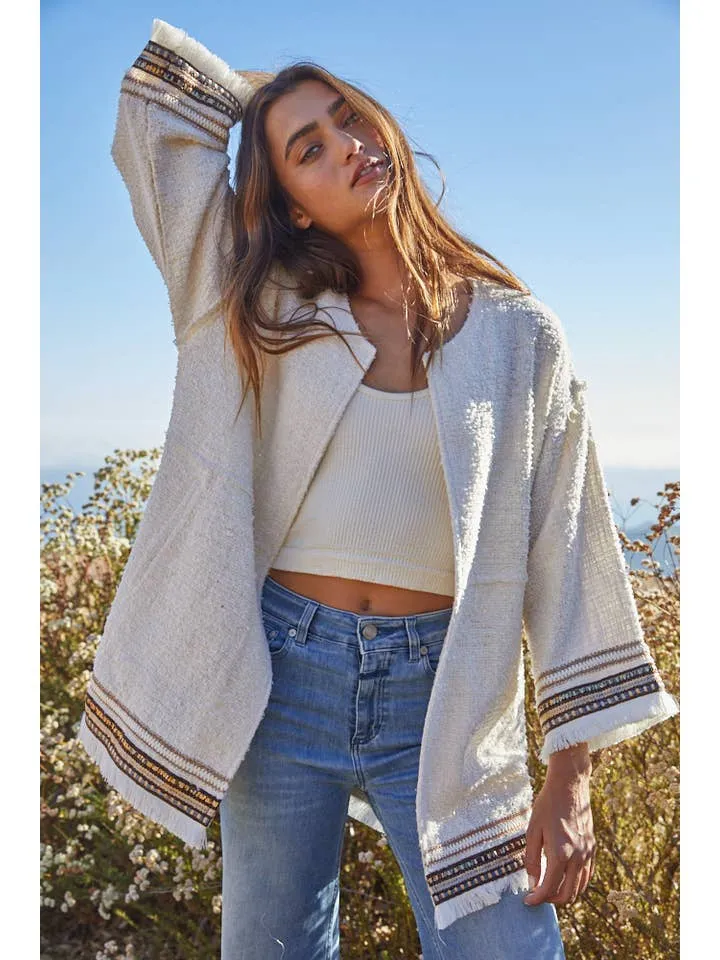 Tweed Long Sleeve Jacket | By Together