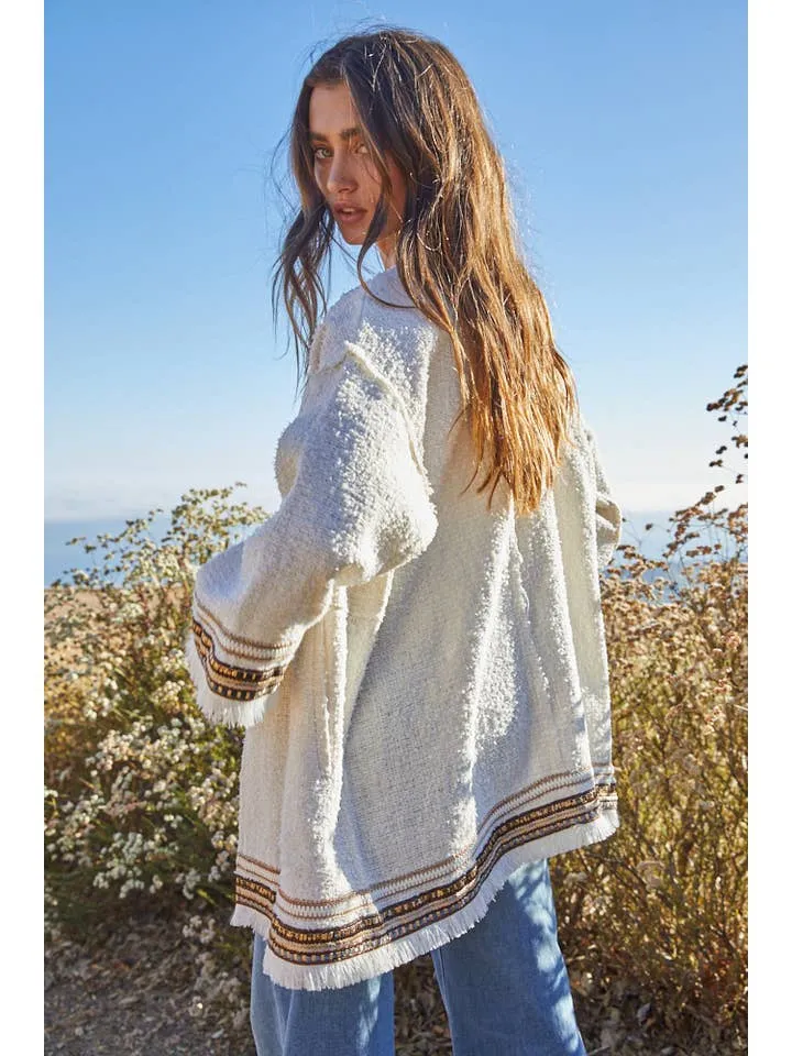 Tweed Long Sleeve Jacket | By Together