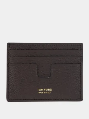 Two-Tone Grain Leather Classic Cardholder