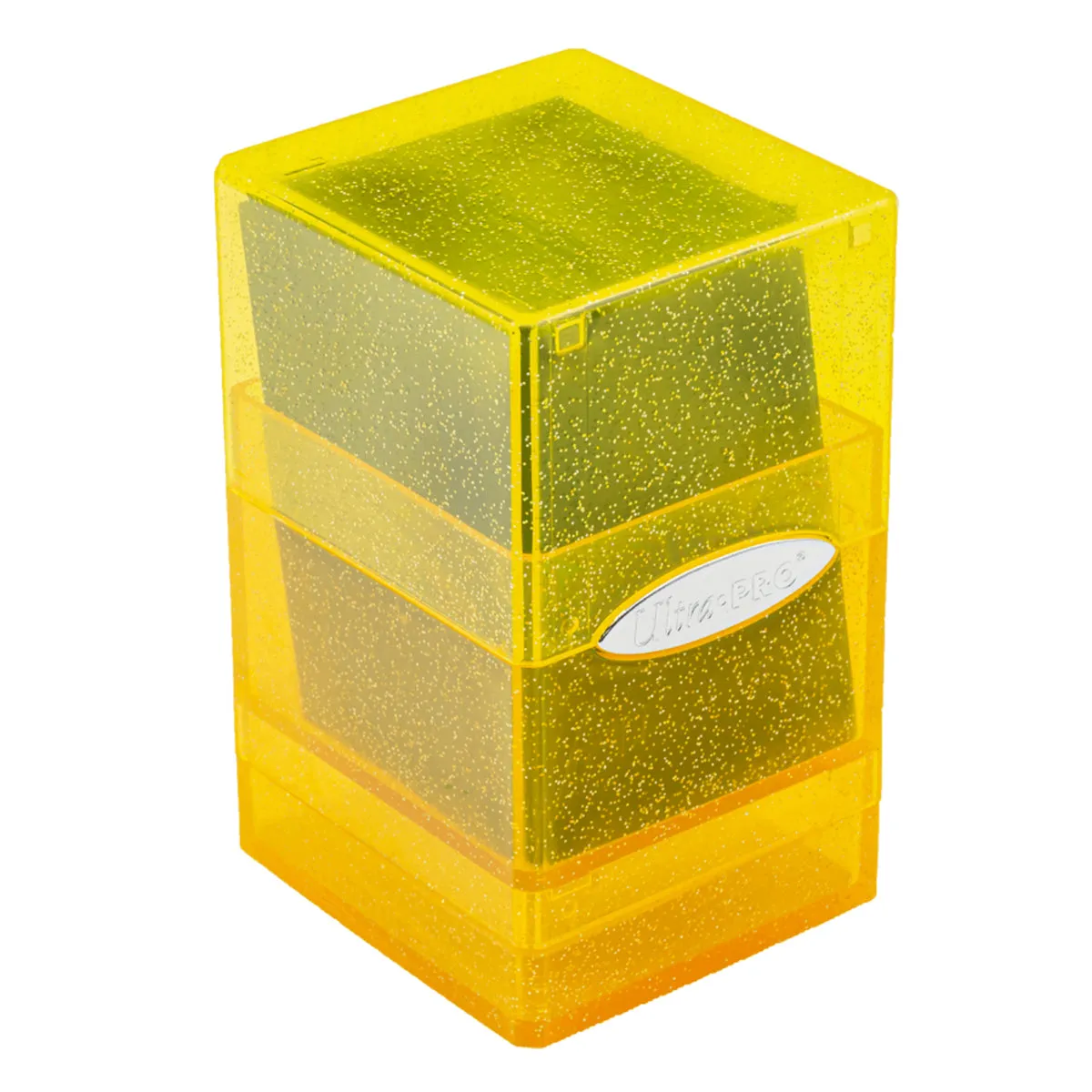 ULTRA PRO Deck Box Satin Tower Glitter - Yellow